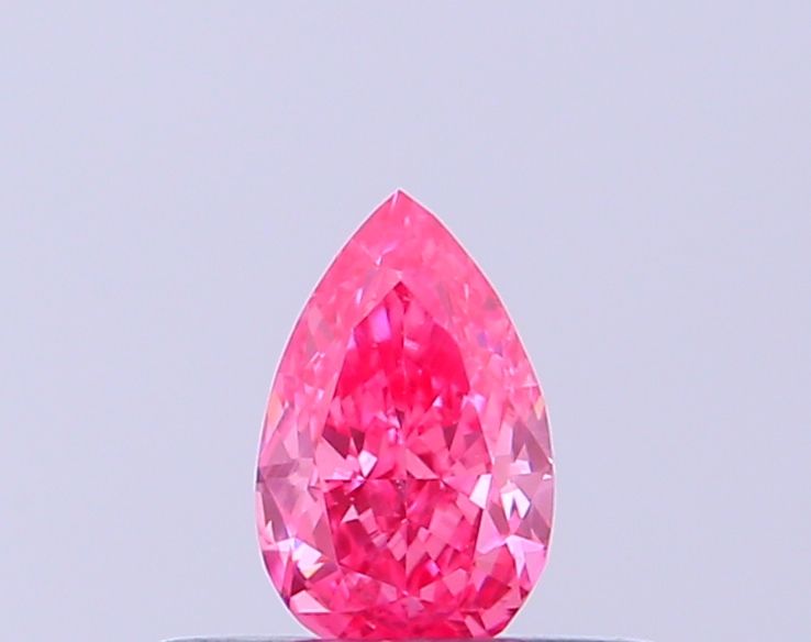 0.25 CT Fancy Vivid Pink PEAR