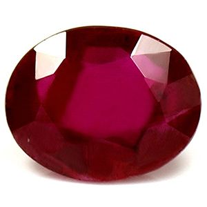 RUBY FACETED 0.7ct RED Pigeon Blood Red SI REST_OF_AFRICA HEATED