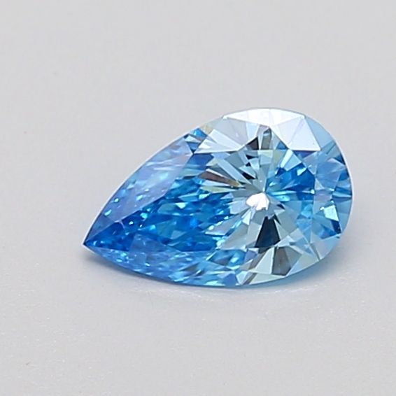 0.36 CT Fancy Intense Blue PEAR