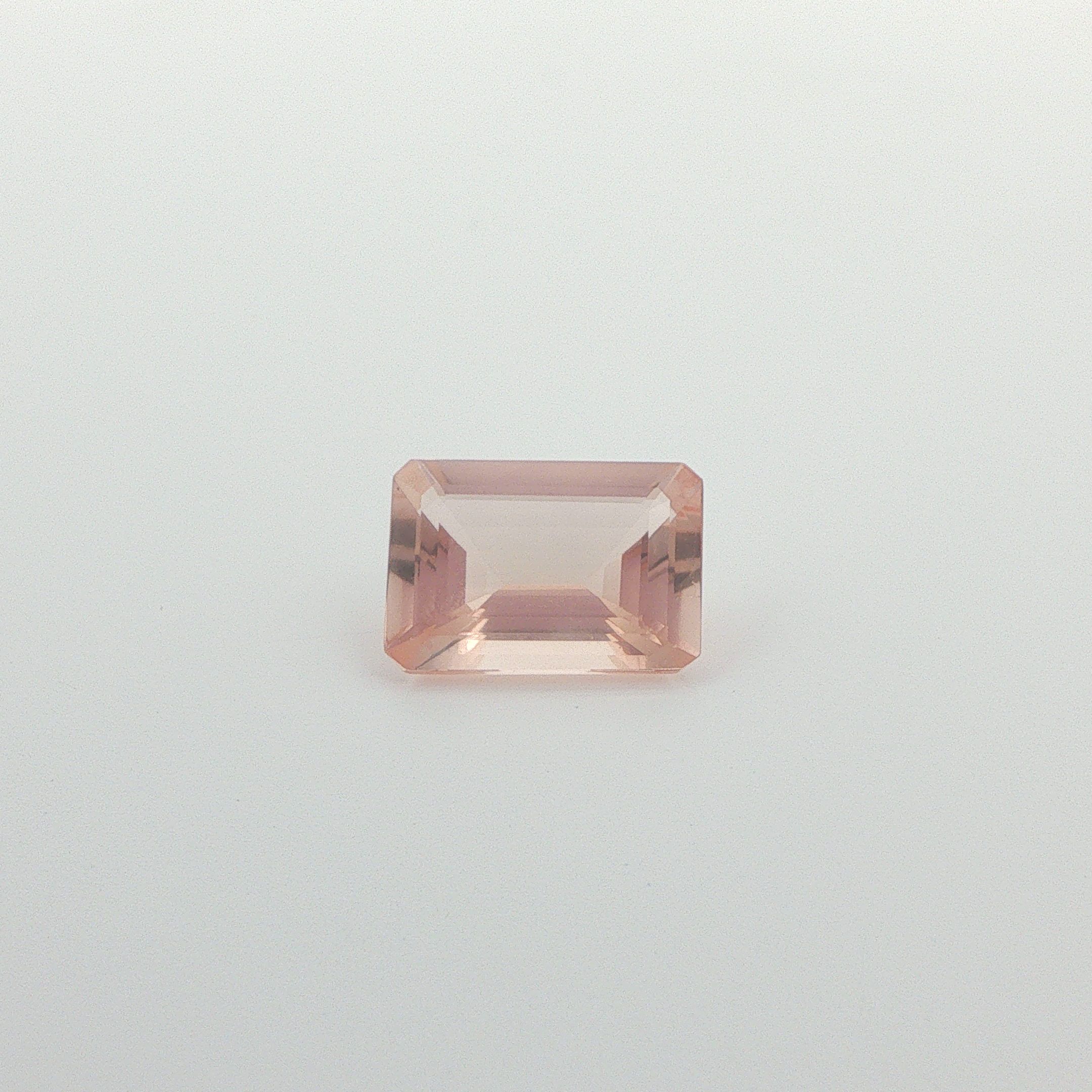6 ct Octagonal Morganite