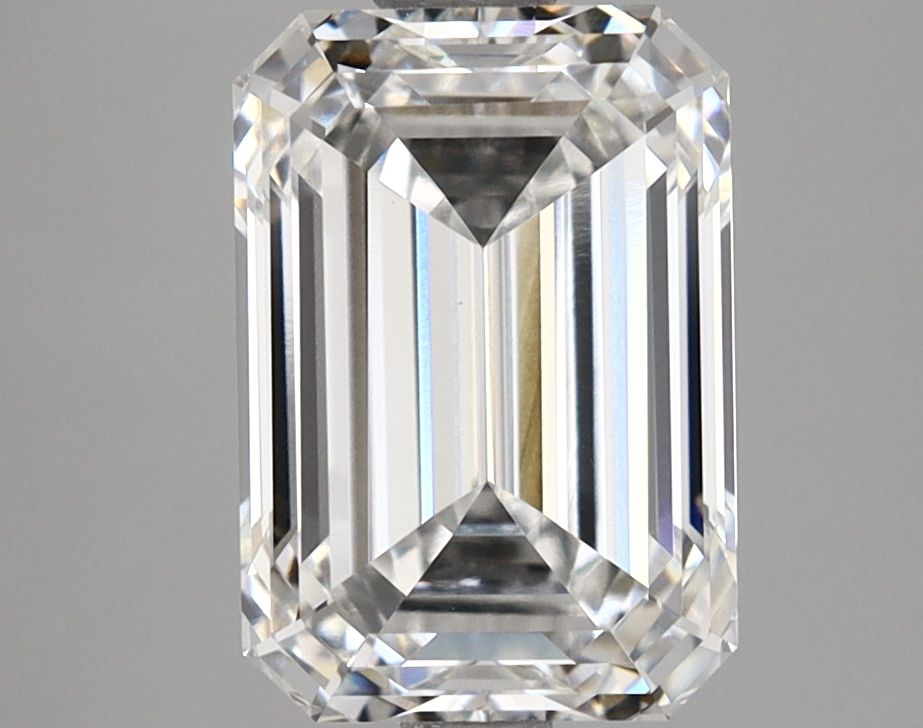 3.11-carat emerald diamond with E color, null cut, and VS1 clarity.