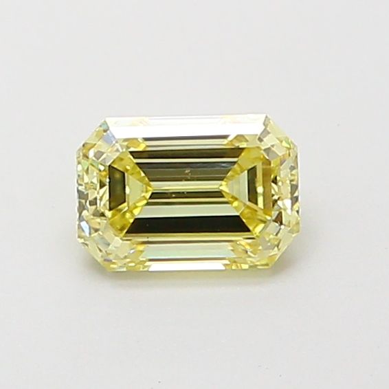 0.55 CT Fancy Yellow EMERALD