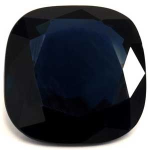 Szafir 4,17 ct, niebieski, szlif cushion