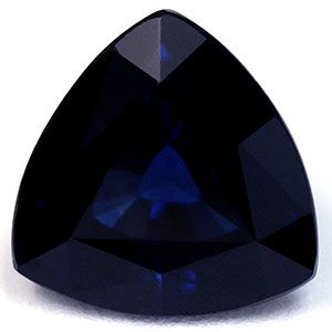 Szafir 2,13 ct, niebieski, szlif trilliant
