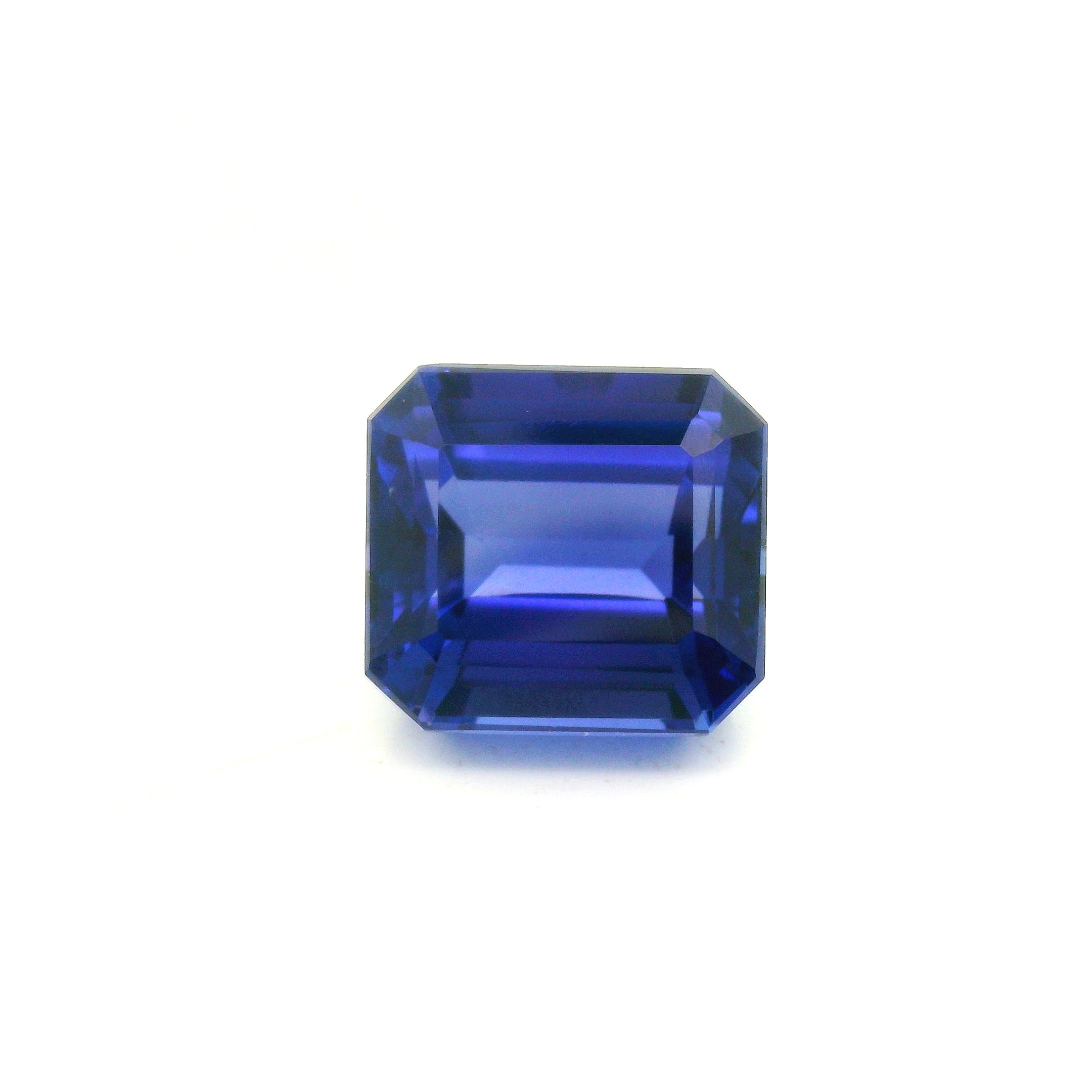 6.3 ct Octagonal Tanzanite