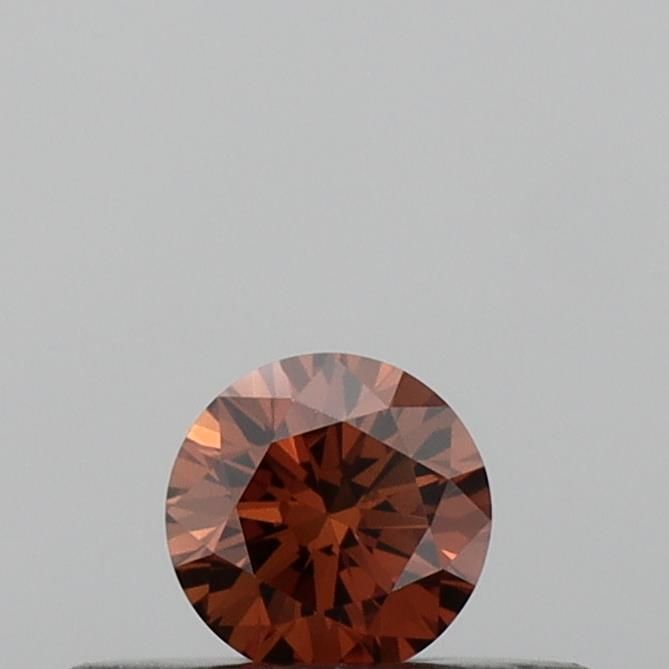 0.17 CT Fancy Vivid Orange ROUND