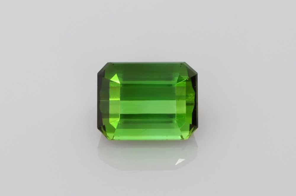 TOURMALINE FACETED 3.05ct GREEN Vivid GREEN SI BRAZIL NONE