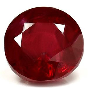 RUBY FACETED 2.03ct RED Pigeon Blood Red SI REST_OF_AFRICA HEATED