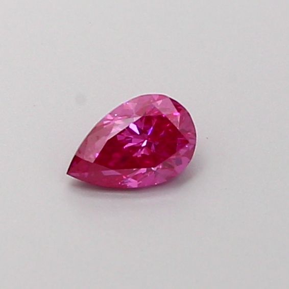 0.22 CT Fancy Vivid Pink PEAR