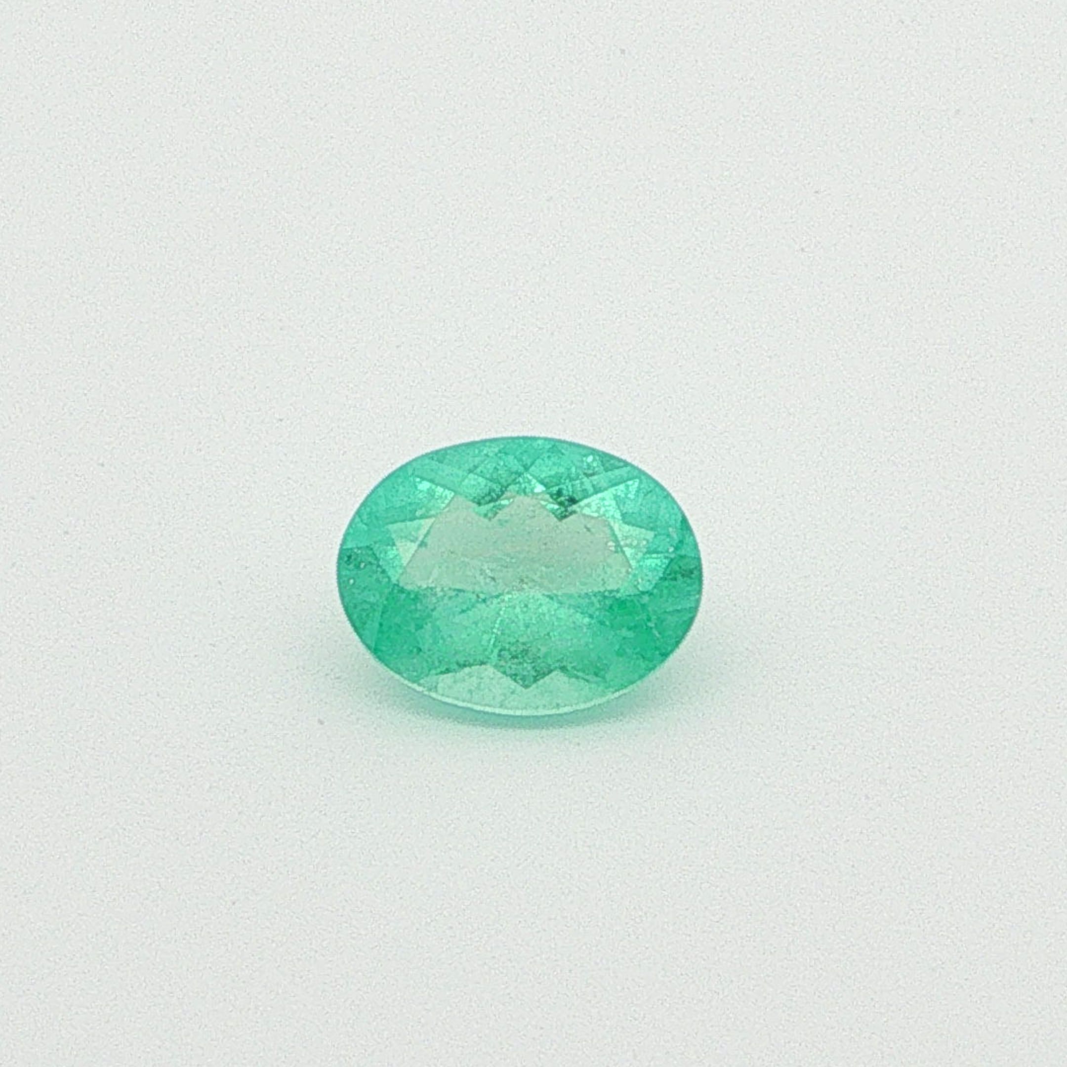 1.64 ct Oval Emerald