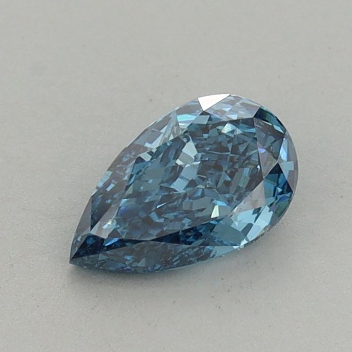 0.54 CT Fancy Vivid Blue PEAR