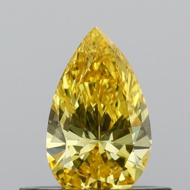 0.4 CT Fancy Vivid Yellow PEAR