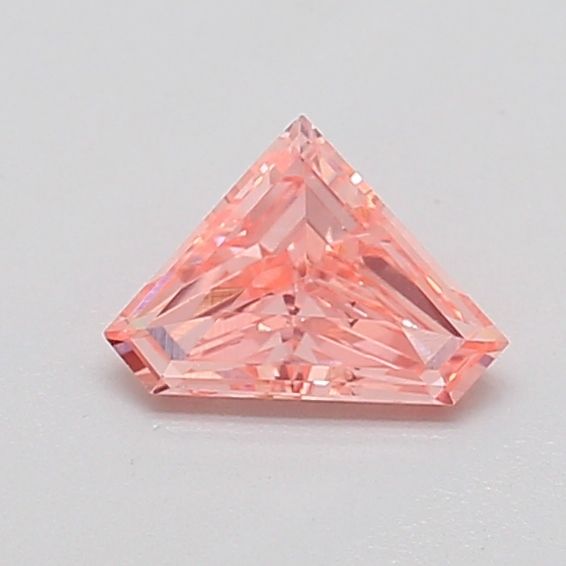 0.36 CT Fancy Intense Orangey Pink PENTAGONAL