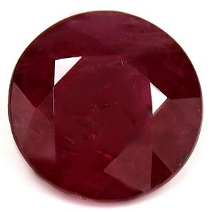 RUBY FACETED 1.43ct RED Deep Red SI REST_OF_AFRICA HEATED