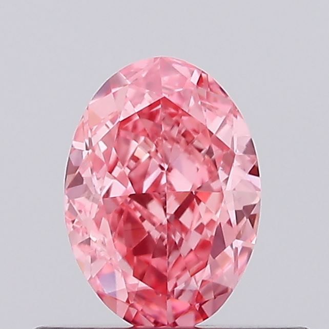 0.5 CT Fancy Vivid Pink OVAL