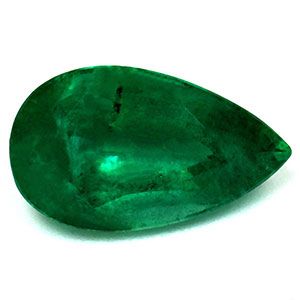 Szmaragd 2,54 ct, zielony, szlif gruszka