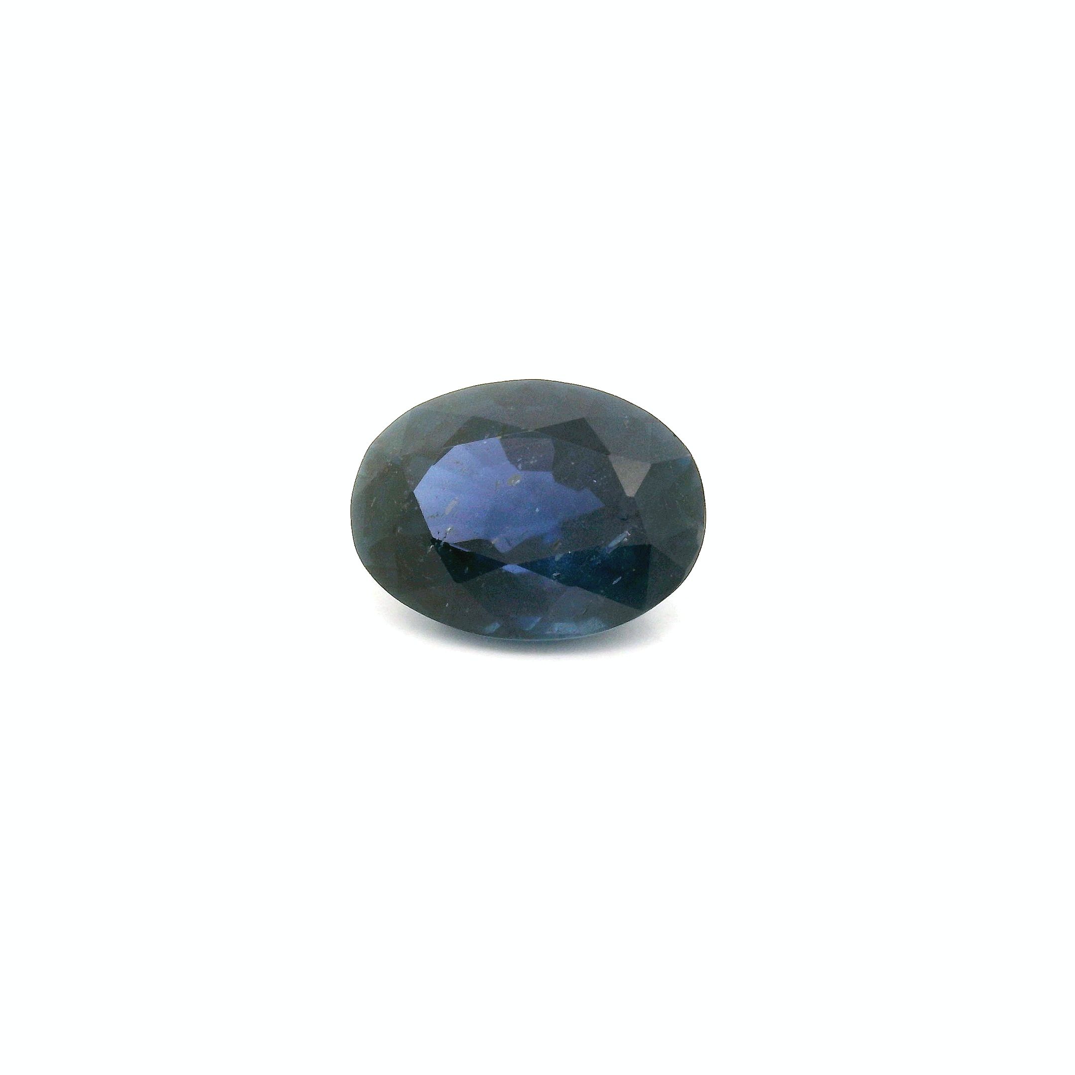 Szafir 1,28 ct, niebieski, szlif owalny