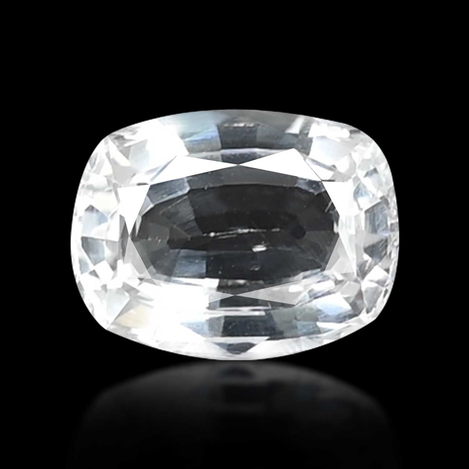 TOPAZ FACETED 5.67ct WHITE MI BRAZIL NONE