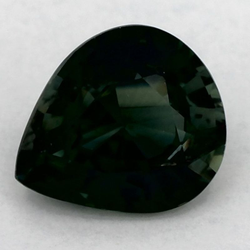 SAPPHIRE FACETED 1.64ct GREEN Green EC SRILANKA HEATED
