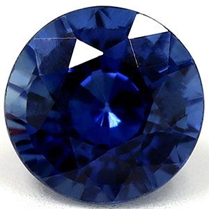 SAPPHIRE FACETED 0.89ct BLUE Intense Blue EC MADAGASCAR NONE