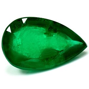 Szmaragd 2,79 ct, zielony, szlif gruszka