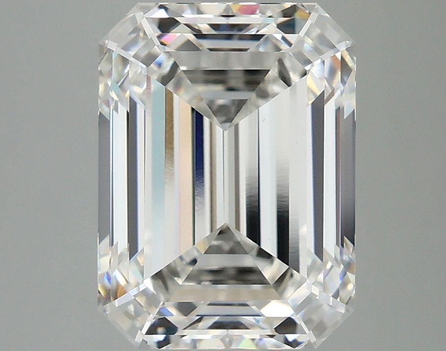 Diamant Émeraude 4.10 ct - Couleur F - Pureté VVS2