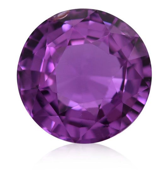 SAPPHIRE FACETED 2.06ct PURPLE Purple EC MADAGASCAR NONE