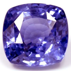 Szafir 3,38 ct, niebieski, szlif cushion