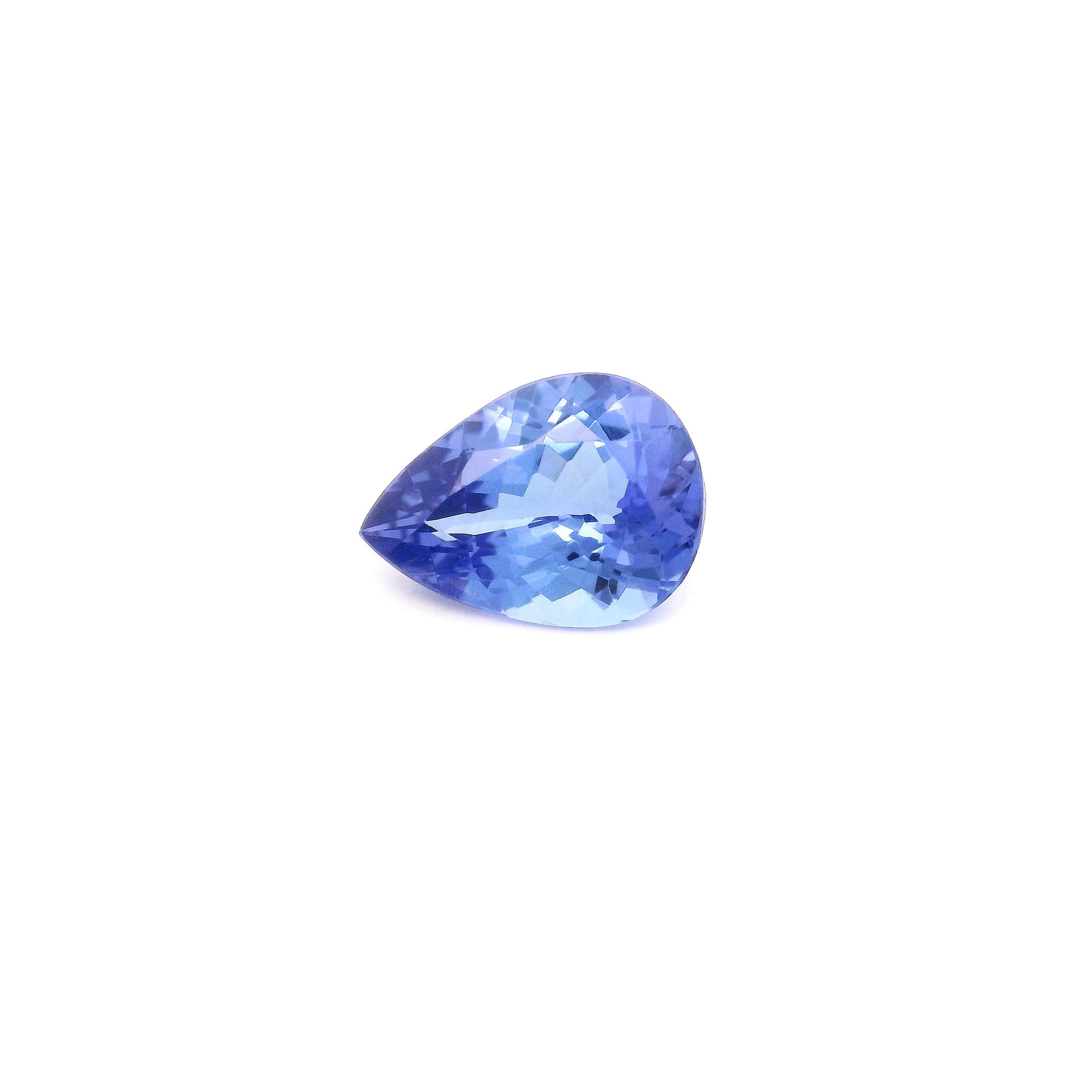 TANZANITE FACETED 1.02ct BLUE Intense EC TANZANIA HEATED
