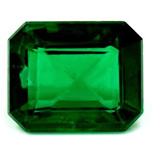 Szmaragd 1,41 ct, zielony, szlif szmaragdowy