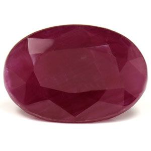 Rubin 5,17 ct, czerwony, szlif owalny