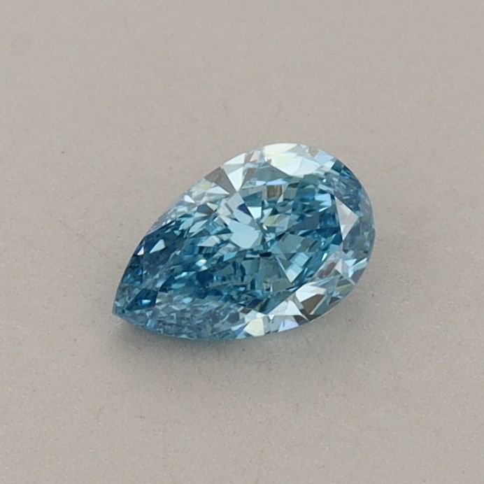 0.35 CT Fancy Vivid Blue PEAR