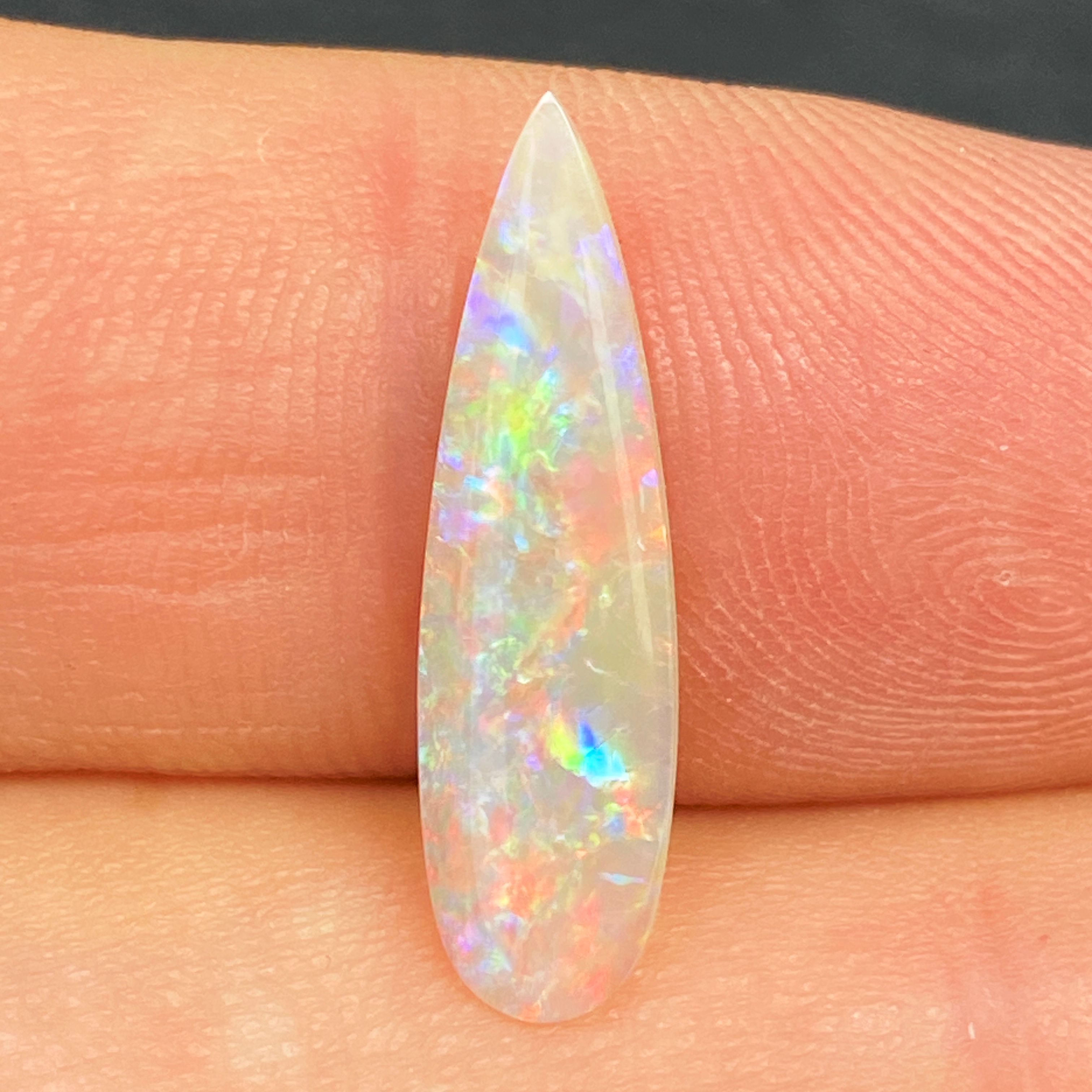 OPAL FACETED 1.5ct WHITE White EC AUSTRALIA NONE