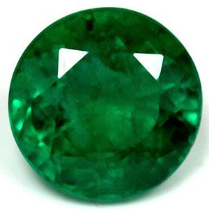 Szmaragd 4,59 ct, zielony, szlif okrągły