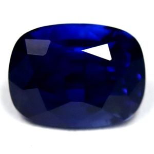 Szafir 1,16 ct, niebieski, szlif cushion