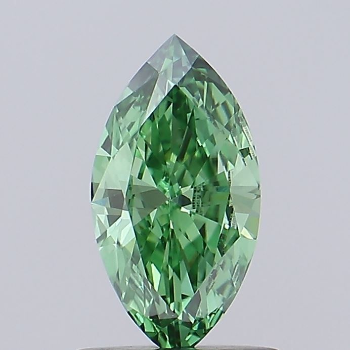 0.67 CT Fancy Vivid Green MARQUISE