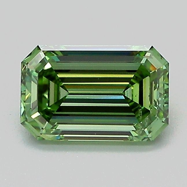 1.01 CT Fancy Vivid Green EMERALD