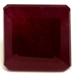 RUBY FACETED 3.68ct RED Deep Red SI REST_OF_AFRICA NONE