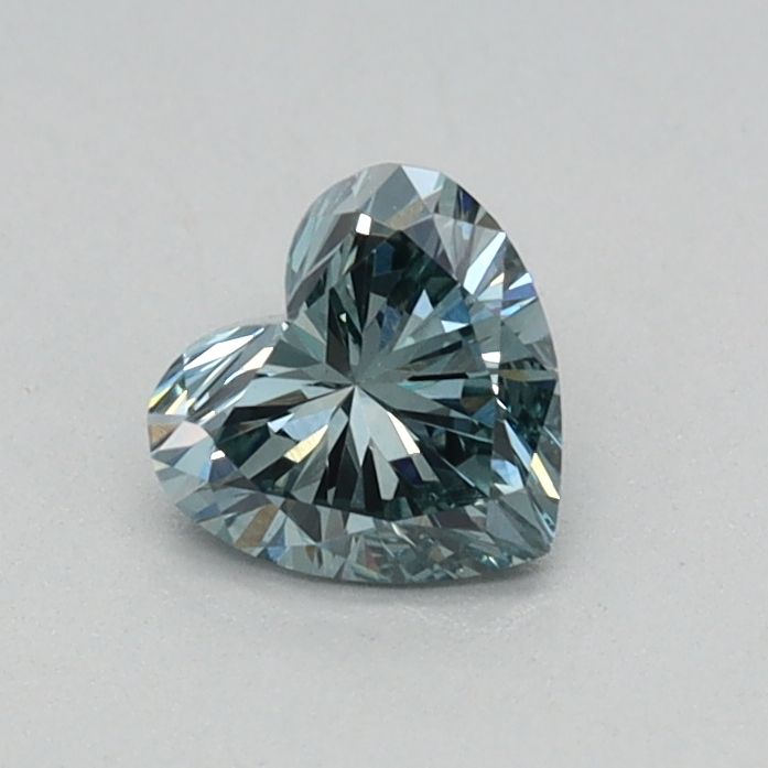 0.32 CT Fancy Intense Green HEART
