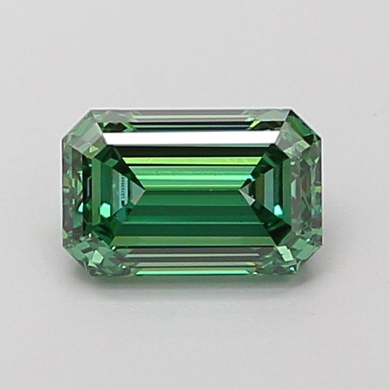 0.92 CT Fancy Vivid Green EMERALD