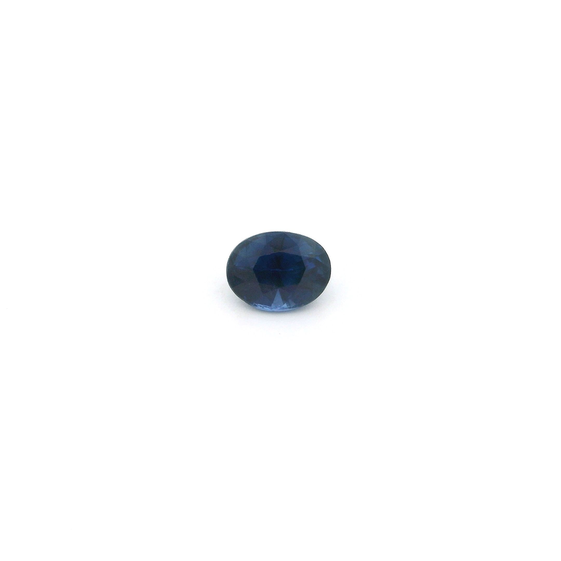 SAPPHIRE Oval 0.69ct BLUE EC FACETED