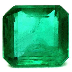 Szmaragd 2,59 ct, zielony, szlif szmaragdowy