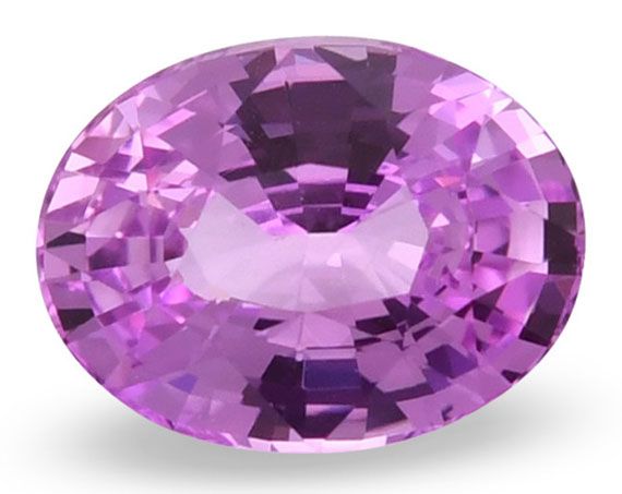 Szafir 2,01 ct, różowy, szlif owalny