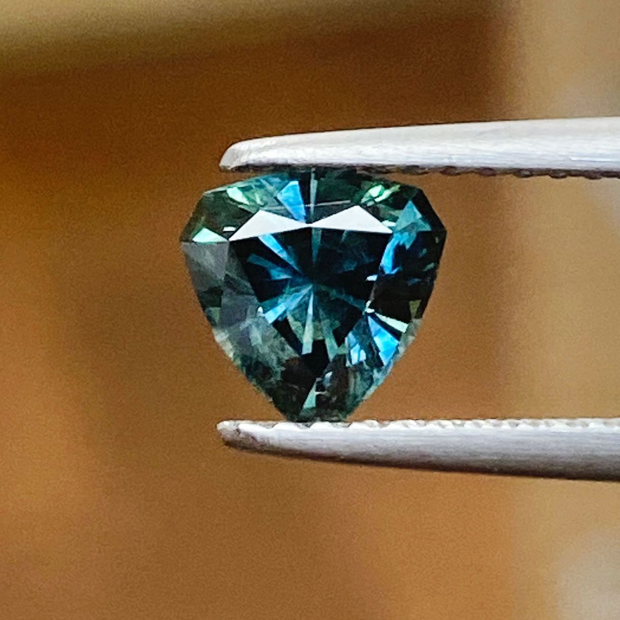 SAPPHIRE FACETED 0.96ct GREEN Green EC UNITEDSTATES HEATED