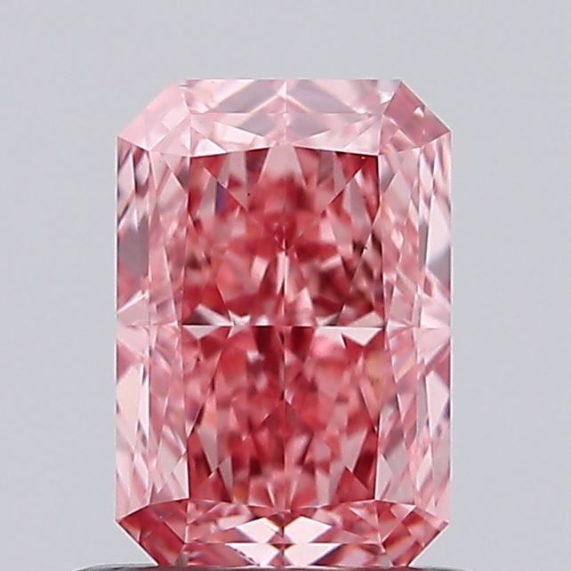 0.9 CT Fancy Vivid Pink RADIANT