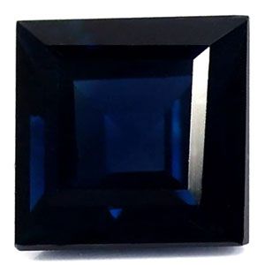 SAPPHIRE FACETED 0.92ct BLUE Deep Blue SI MADAGASCAR NONE