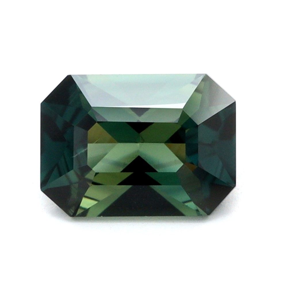 SAPPHIRE FACETED 1.06ct TEAL TEAL EC AUSTRALIA HEATED