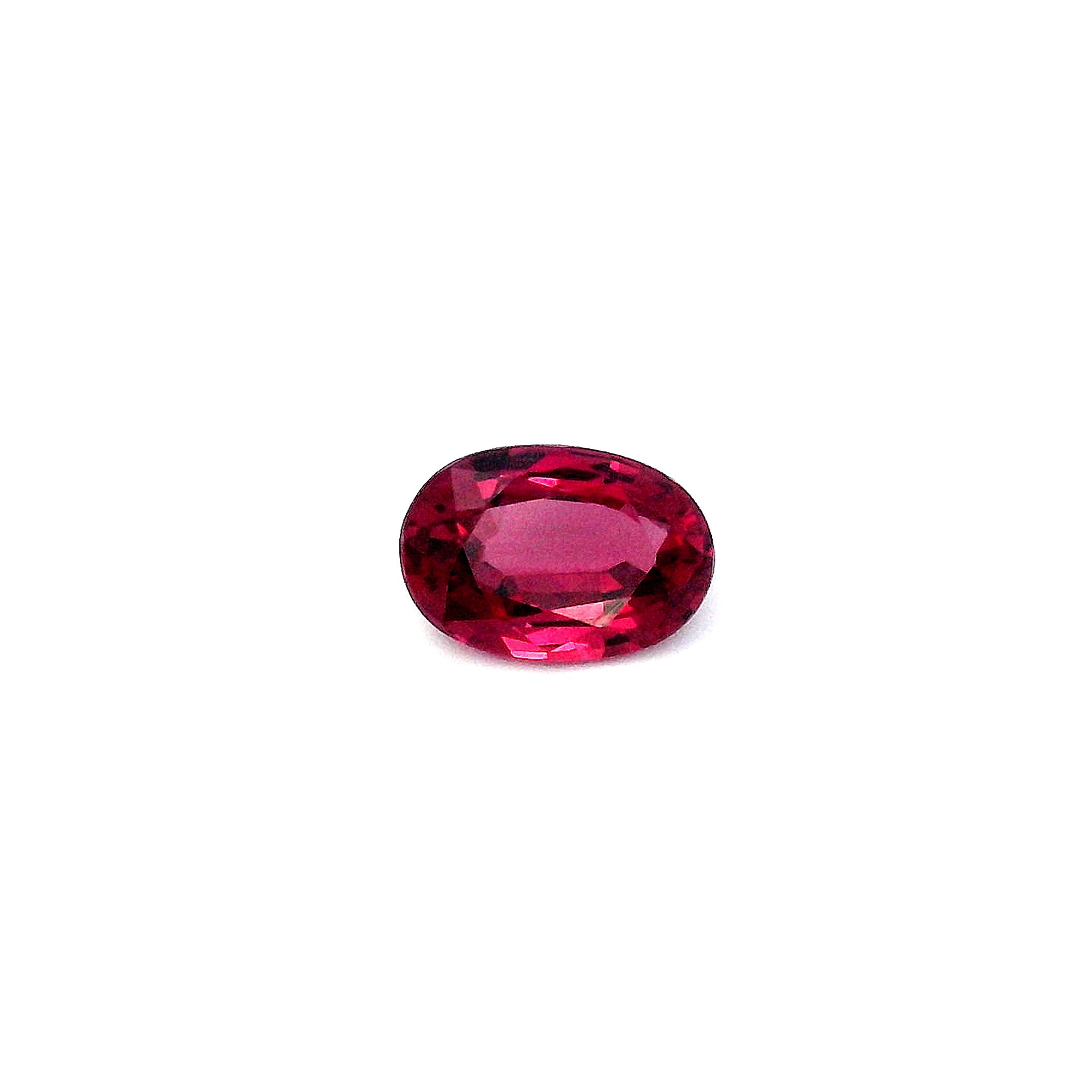 0.8 ct Oval ruby