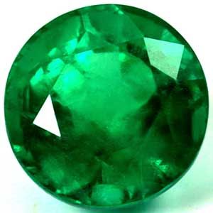 Szmaragd 1,34 ct, zielony, szlif okrągły