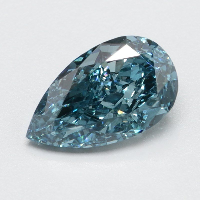 0.5 CT Fancy Vivid Blue PEAR